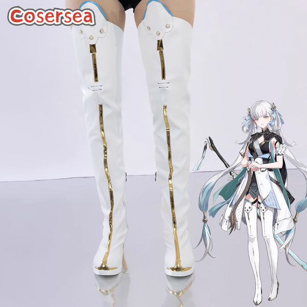 Game Wuthering Waves Jinhsi Cosplay Shoes Cosplay Boot