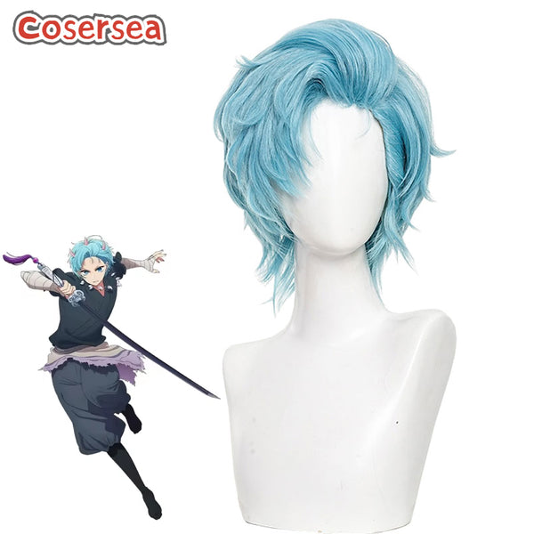 Oshi No Ko Season 2 Hoshino Akuamarin Touki Stage 35cm Light Blue Cosplay Wigs