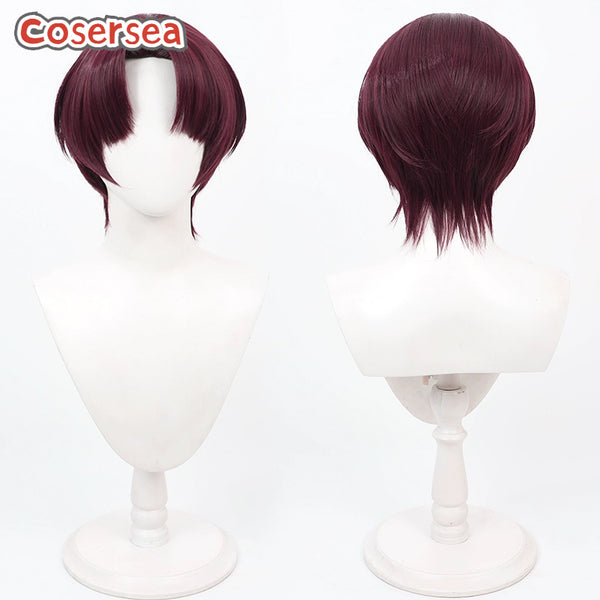 Wind Breaker Hayato Suo 30cm Wine Red Cosplay Wigs