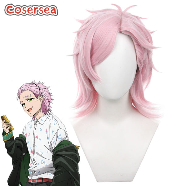 Wind Breaker Mitsuki Kiryu Short Pink Cosplay Wigs