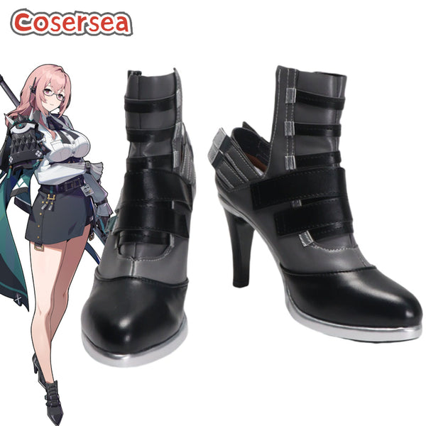 Game Zenless Zone Zero Tsukishiro Yanagi Cosplay Shoes